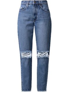 Nobody Denim джинсы с эффектом потертости