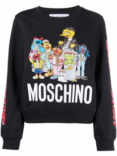 Moschino толстовка с логотипом