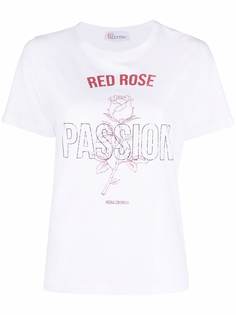 RED Valentino футболка с принтом