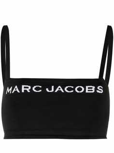 Marc Jacobs укороченный топ вязки интарсия с логотипом