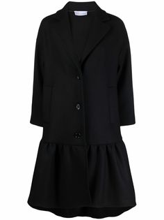 RED Valentino пальто миди с оборками