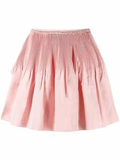 RED Valentino юбка А-силуэта со складками