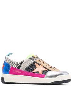 Golden Goose кроссовки Yeah со змеиным принтом