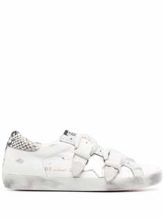 Golden Goose кеды Old School со змеиным принтом