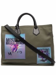 Moschino сумка-тоут с логотипом