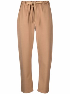 Semicouture брюки прямого кроя с кулиской