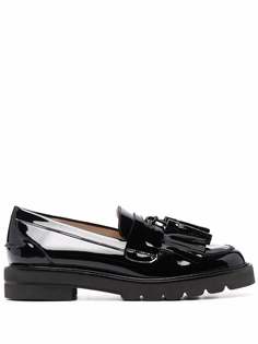Stuart Weitzman лоферы Mila Lift с бахромой