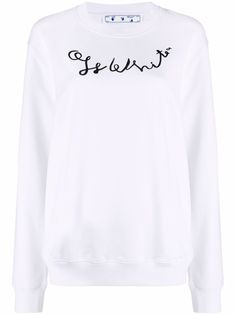 Off-White толстовка с логотипом