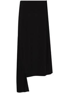 Jil Sander юбка асимметричного кроя с завышенной талией