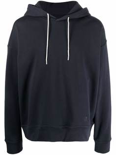 Jil Sander худи с кулиской и вышитым логотипом