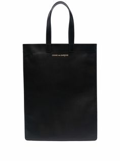 Comme Des Garçons сумка-тоут с тисненым логотипом