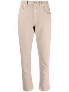 Brunello Cucinelli укороченные джинсы pre-owned