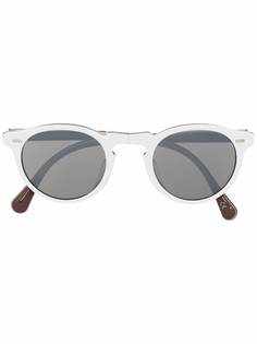 Oliver Peoples солнцезащитные очки в круглой оправе