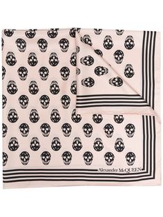 Alexander McQueen платок с принтом
