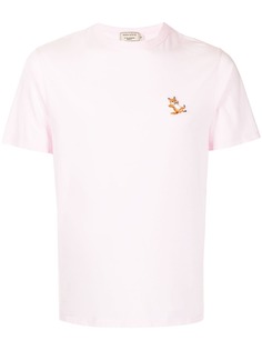 Maison Kitsuné футболка с нашивкой
