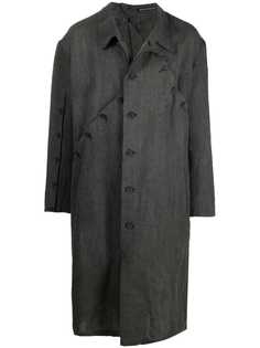 Yohji Yamamoto однобортное пальто