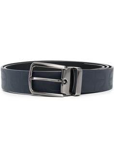 Emporio Armani ремень с тисненым логотипом