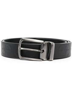 Emporio Armani ремень с тисненым логотипом