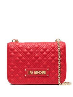Love Moschino стеганая сумка на плечо New Shiny