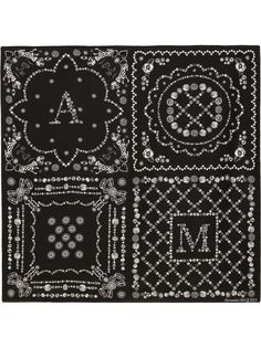 Alexander McQueen платок Jewelled