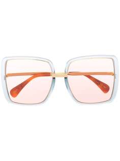 Gucci Eyewear солнцезащитные очки в квадратной оправе