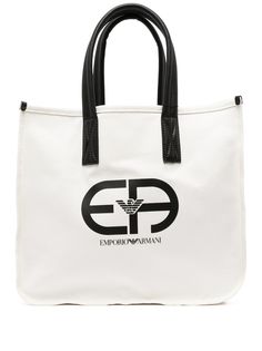 Emporio Armani сумка-тоут из канваса с логотипом