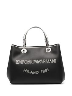 Emporio Armani маленькая сумка-тоут с логотипом