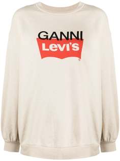 GANNI толстовка с логотипом из коллаборации с Levis