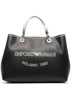 Emporio Armani сумка-тоут с логотипом