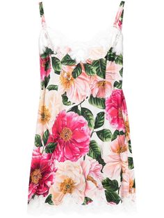 Dolce & Gabbana платье-трапеция с цветочным принтом