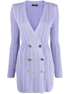 Elisabetta Franchi двубортное трикотажное платье