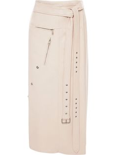 Alexander McQueen юбка с запахом и поясом