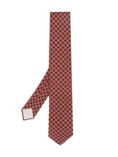 Lardini галстук с абстрактным принтом