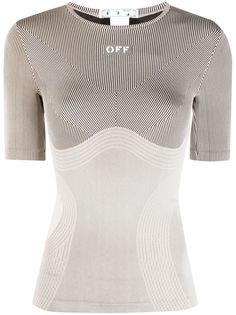 Off-White футболка с логотипом