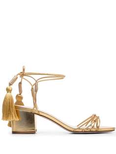 Schutz босоножки Deluxe с эффектом металлик