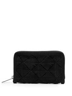 Bottega Veneta кошелек из канваса с плетением Intrecciato