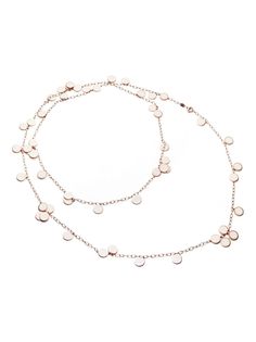 CHANTECLER колье Pailettes из розового золота