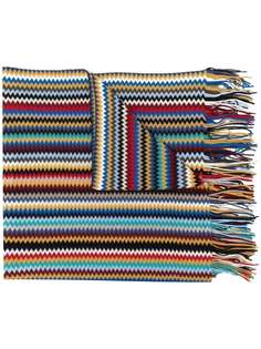 Missoni шарф с узором зигзаг