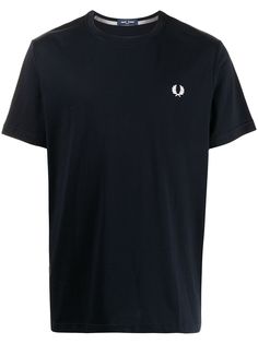 FRED PERRY футболка Laurel Wreath с вышивкой
