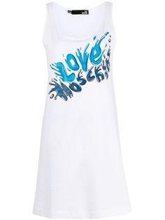 Love Moschino платье-футболка с логотипом
