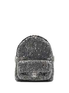 Chanel Pre-Owned рюкзак Waterfall 2018-го года с пайетками