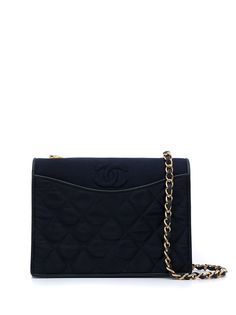 Chanel Pre-Owned стеганая сумка на плечо 1990-х годов с логотипом CC