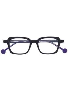 L.A. EYEWORKS солнцезащитные очки в квадратной оправе