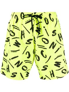Moschino плавки-шорты с логотипом