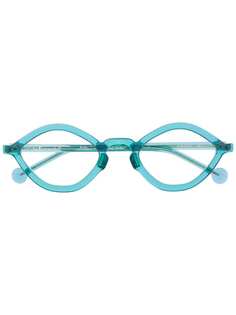 L.A. EYEWORKS очки в овальной оправе