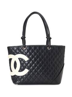 Chanel Pre-Owned сумка-тоут Cambon Line с логотипом CC