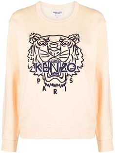 Kenzo толстовка с вышивкой Tiger