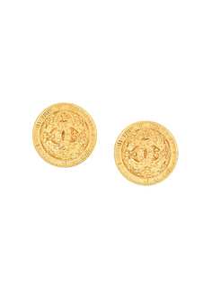 Chanel Pre-Owned серьги-клипсы 1944-го года с логотипом CC