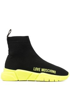 Love Moschino кроссовки-носки с логотипом