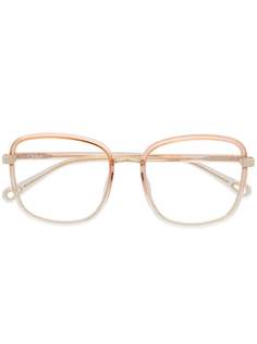 Chloé Eyewear очки в массивной оправе